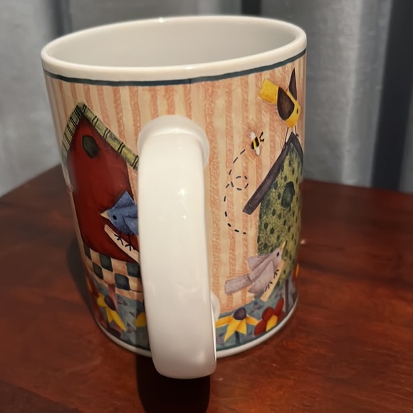 Lang and Wise “Birdsong”  Collector Coffee Mug, 1999, By Debi Hron, 12 oz. - Picture 5 of 14